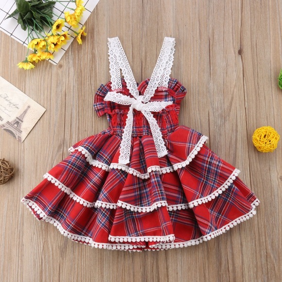 💝🎁 Princess sweet toddler girl party dress 👗 - Picture 3 of 8
